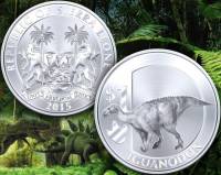 () Монета Сьерра-Леоне 2015 год 1  ""   Биметалл (Серебро - Ниобиум)  UNC