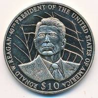 () Монета Либерия 2004 год 10 долларов ""   AU