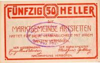 (№1920) Банкнота Австрия 1920 год "50 Heller"