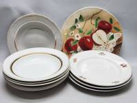 Тарелки  9 шт суповые обеденные столовые разные 24, 27 см