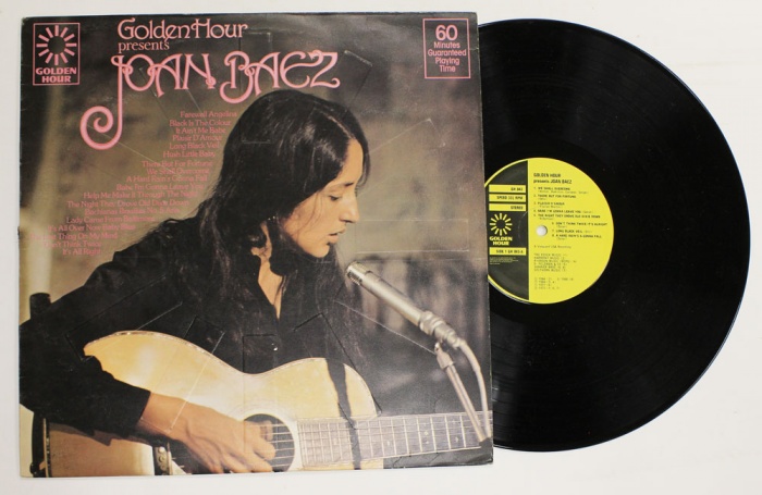 Пластинка виниловая &quot;Джоан Баэз. Песни (Joan Baes)&quot;, Golden Hour, 1976 г.