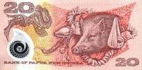 Банкнота Папуа-Новая Гвинея 2007 год 20 кина Райская птица   UNC