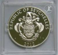 () Монета Сейшельские острова 2012 год 25  ""   Биметалл (Серебро - Ниобиум)  UNC