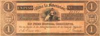 (№1841P-S377a) Банкнота Аргентина 1841 год "1 Peso"