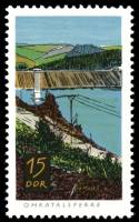 (1968-070) Марка Германия (ГДР) "Ораталь"    Дамбы II Θ