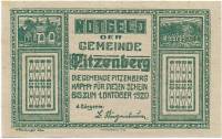 (№1920) Банкнота Австрия 1920 год "10 Heller"