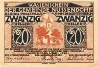 (№1920) Банкнота Австрия 1920 год "20 Heller"