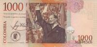(2004) Банкнота Колумбия 2004 год 1 000 песо "Хорхе Эльесер Гайтан"   UNC