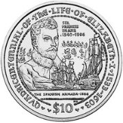 () Монета Британские Виргинские острова 2003 год 10 долларов ""   PROOF