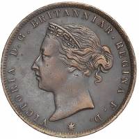 (№1877km7) Монета Джерси 1877 год 1/24 Shilling (усилитель)