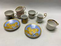 Чашки кофейные 7 шт и 2 блюдца