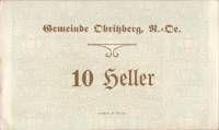 (№1920) Банкнота Австрия 1920 год "10 Heller"