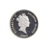 () Монета Соломоновы Острова 2003 год 25 долларов ""  Серебро Ag 999  PROOF