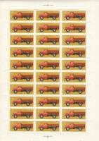 1976-037  Лист (30 м 3х10) СССР ГАЗ-51   История отечественного автомобилестроения III O