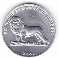 (№2002km77) Монета Демократическая Республика Конго 2002 год 25 Centimes (Оперативной памяти)