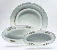 Блюдо круглое + 2 селедочницы ЗИК Конаково