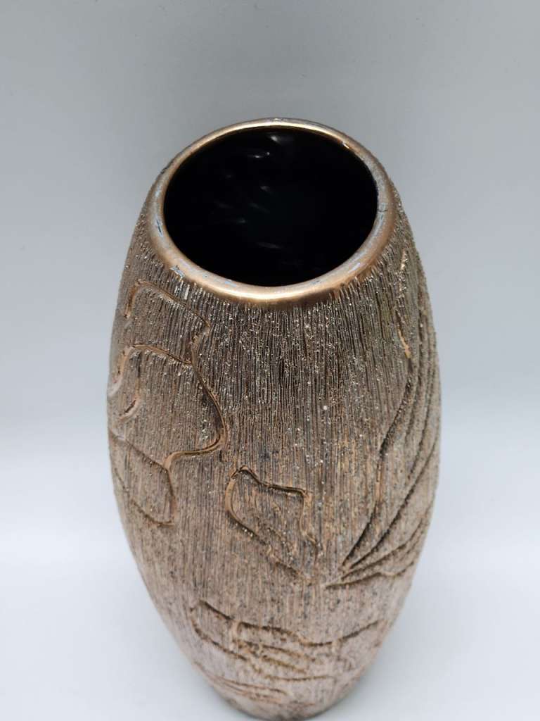 Ваза керамическая позолота 32 см