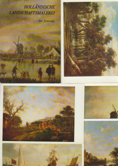 Набор открыток &quot;Голландский пейзаж&quot;, 16 шт., 1973 г.