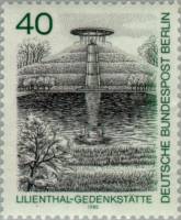 (1980-022) Марка Германия (ФРГ) "Мемориал Лилиенталя"    Виды Берлина III Θ