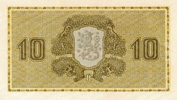 (,) Банкнота Финляндия 1922 год 10 марок    UNC