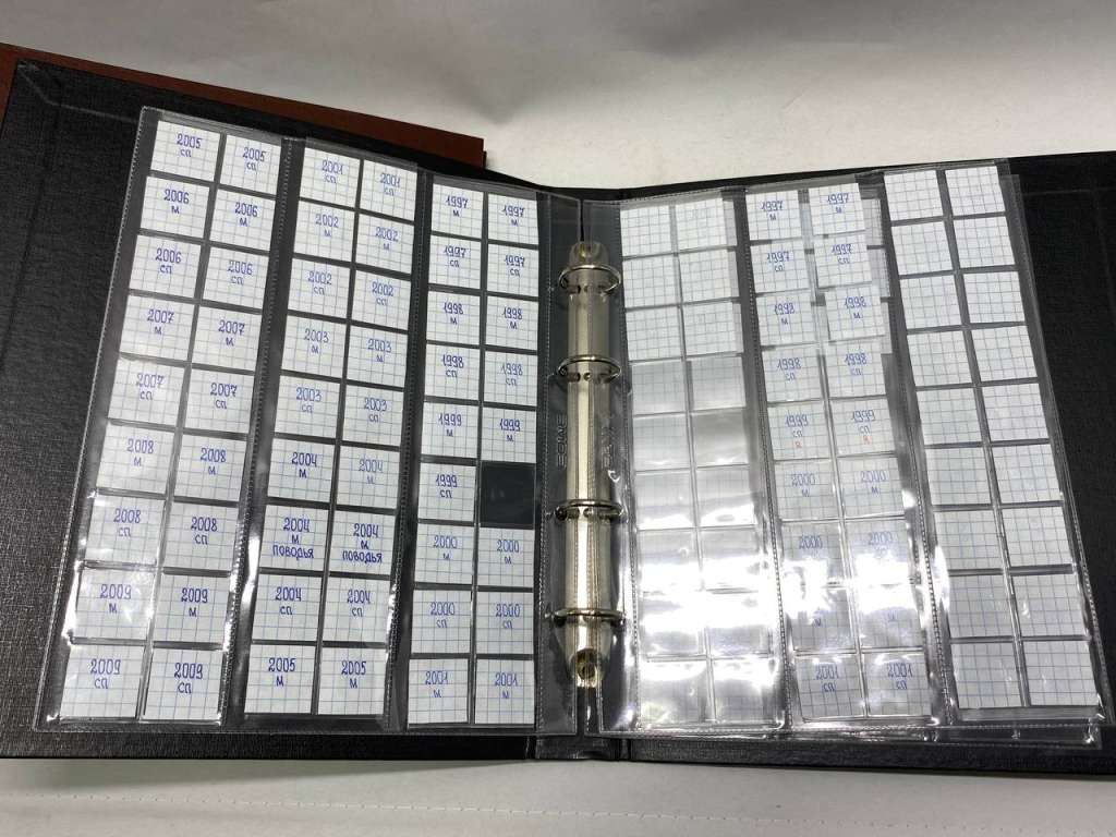 Набор альбомов для монет 6 шт