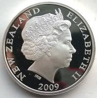 (№2009km325) Монета Новая Зеландия 2009 год 1 Dollar (Гигантские Моа)