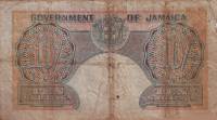 (№1940P-38b) Банкнота Ямайка 1940 год "10 Shillings"