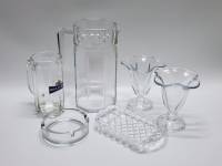 Графин Пивная кружка Балтика Креманки Пепельница Блюдо стекло 6 предметов