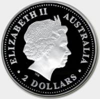 () Монета Австралия 2003 год 2 доллара ""   Биметалл (Серебро - Ниобиум)  UNC