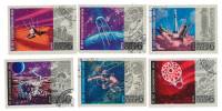 (1972-072-77) Серия Набор марок (6 шт) СССР     15 лет космической эры III Θ