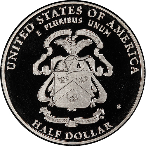 (2013p) Монета США 2013 год 50 центов   Пятизвездные генералы - Бредли и Арнольд Медь-Никель  PROOF