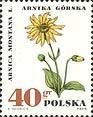 (1967-032) Марка Польша "Арника горная"   Лекарственные растения III Θ