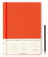 *Папка для бумаг PEKA CANVAS А4, с зажимом, оранжевый. Leuchtturm1917, #303735