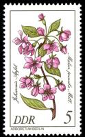 (1981-003) Марка Германия (ГДР) "Яблоня домашняя"    Растения III Θ