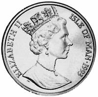 () Монета Остров Мэн 1993 год 1 крона ""   AU