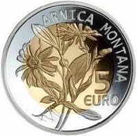 (№2010km112) Монета Люксембург 2010 год 5 Euro (Арники)