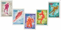 (1972-008-12) Серия Набор марок (5 шт) СССР     XI зимняя Олимпиада Саппоро Япония III O