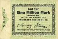 (№1923P-S1152) Банкнота Германия 1923 год "1,000,000 Mark"