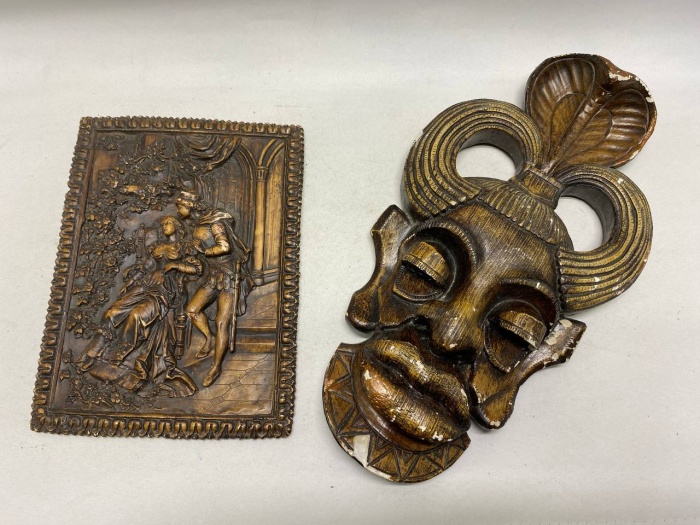 Панно гипсовое и маска