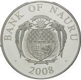() Монета Науру 2008 год 10  ""    AU