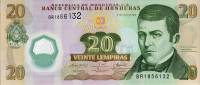Банкнота Гондурас 2008 год 20 лемпир Дионисио Эррера   UNC