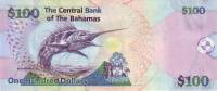  Банкнота Багамские острова 2009 год 100     UNC