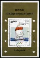 (№1983-147) Блок марок Никарагуа 1983 год "Парусный спорт", Гашеный