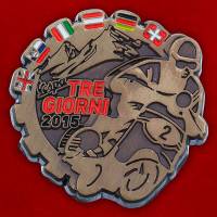 28805\127706 Значок "Rallye Tre Giorni 2015"