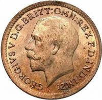 (№1913km823) Монета Великобритания 1913 год 1/3 Farthing