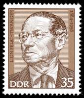 (1974-040) Марка Германия (ГДР) "Лион Фейхтвангер"    Известные личности III O