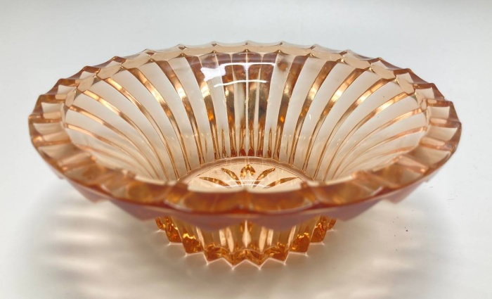 Конфетница, цветное стекло, СССР