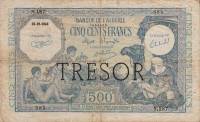 (№1943P-111) Банкнота Франция 1943 год "500 Francs"