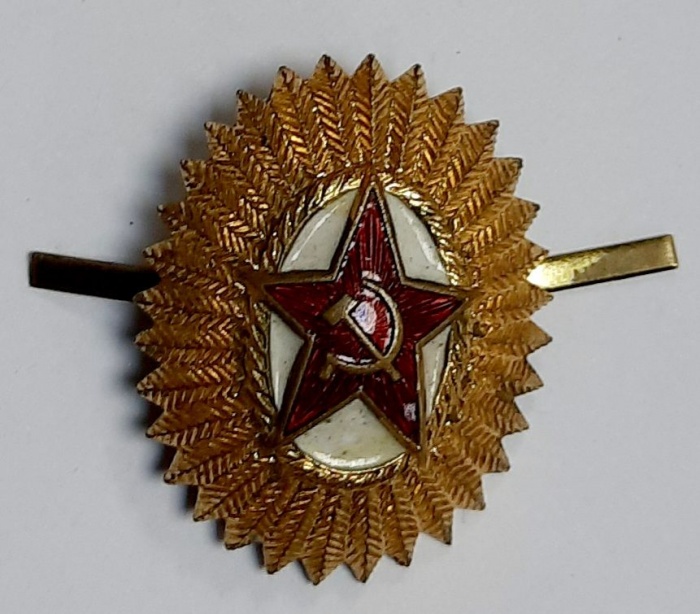 Значок Знак СССР &quot;Кокарда офицерская&quot; Усики 