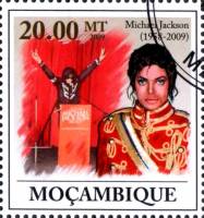 (№2009-3362) Марка Мозамбик 2009 год "Майкл Джексон 19582009", Гашеная